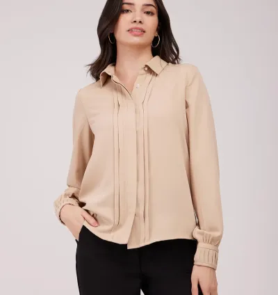 Front Pleat Shirt