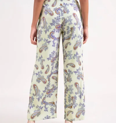 Paisley Wide Leg Trousers