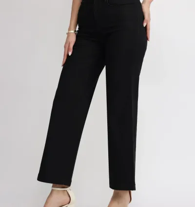 Wide Leg Jeans - Black