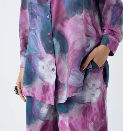 Multicolor Blue Printed Tunic